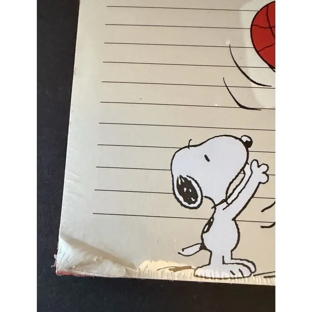 Graphique Snoopy & Woodstock Lined Note Pad 4x9in-100 Sheets~NEW! Fast Shipping!